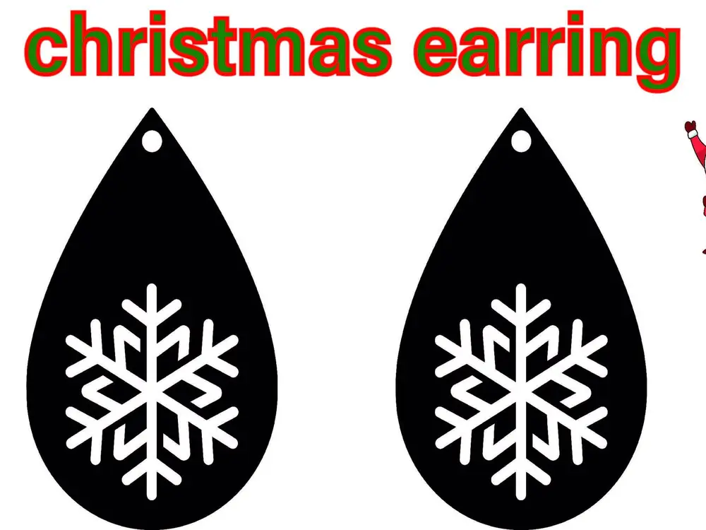 christmas earring
