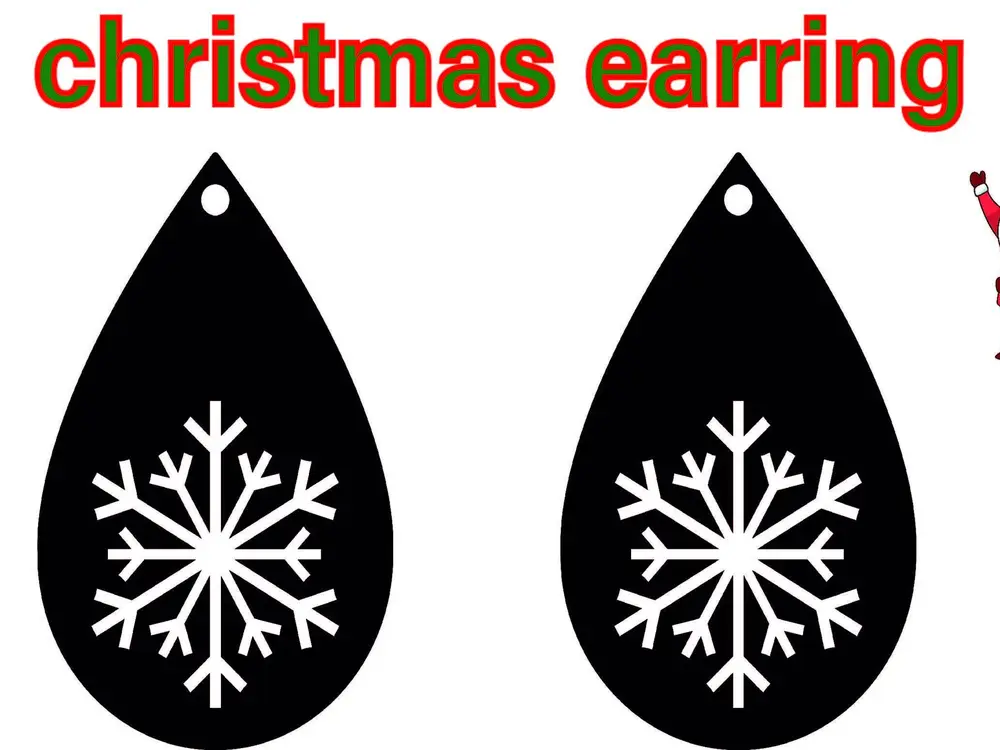 christmas earring