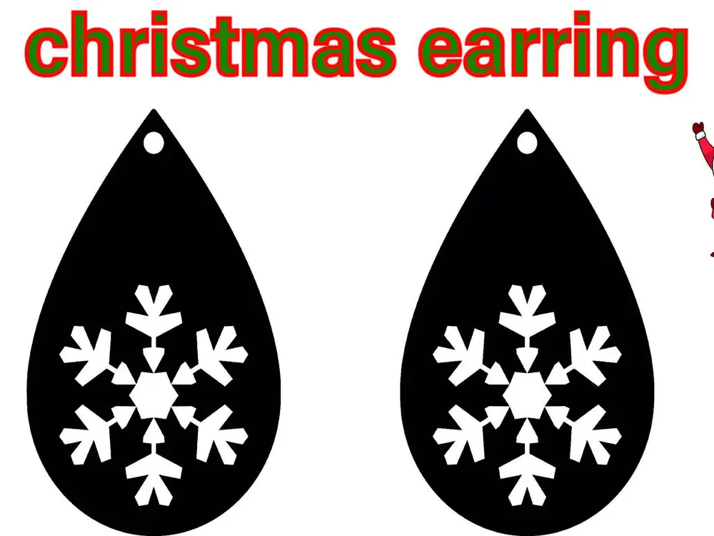 christmas earring