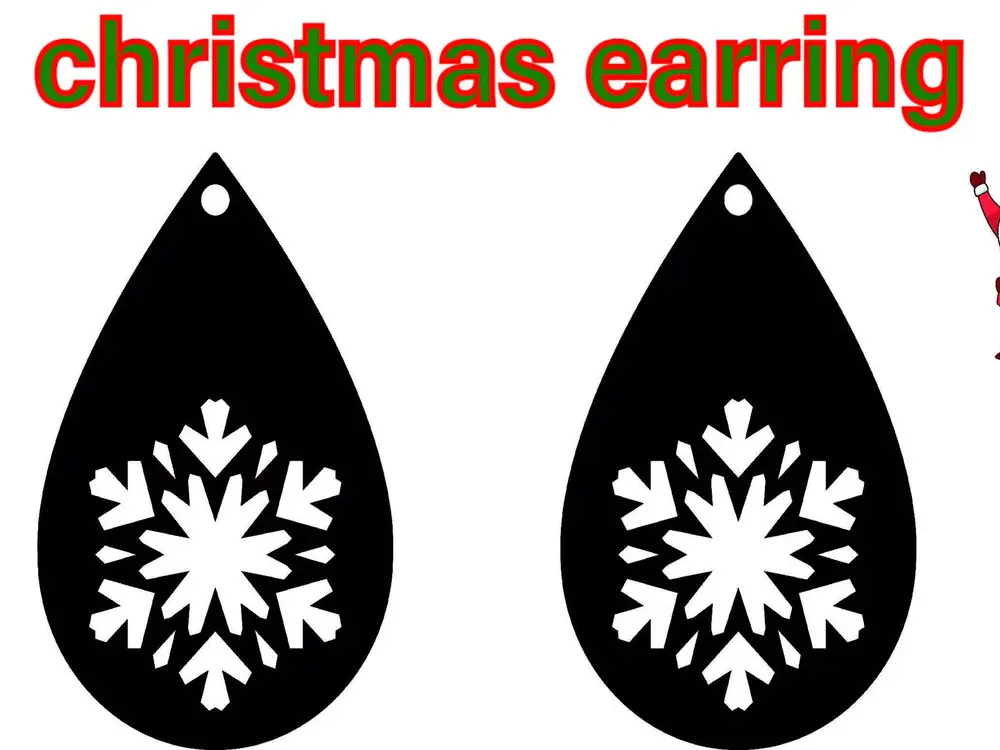 christmas earring