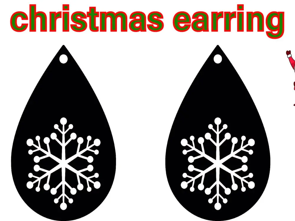 christmas earring