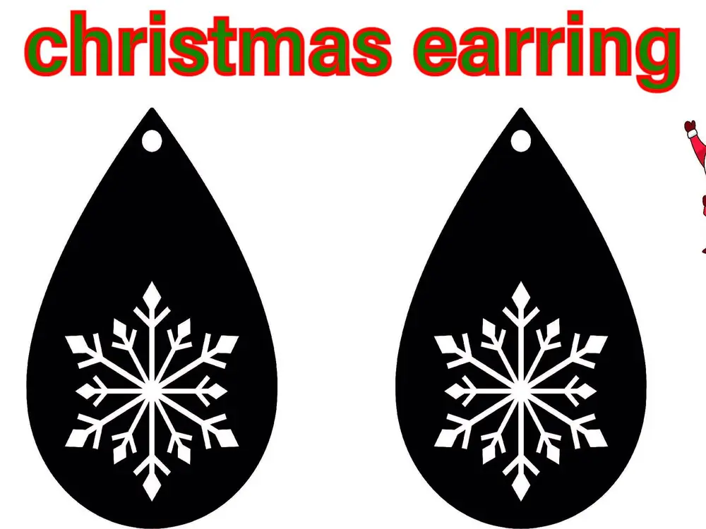christmas earring