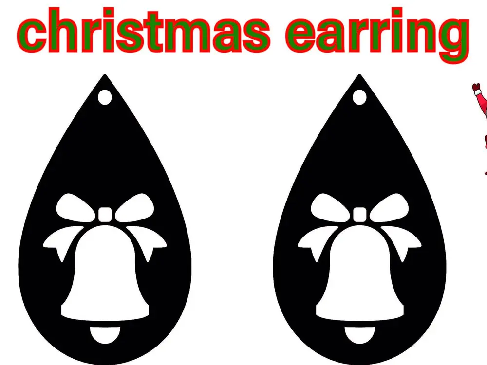 christmas earring