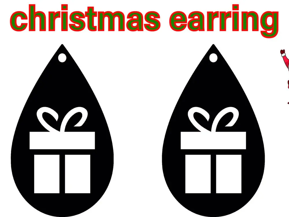 christmas earring
