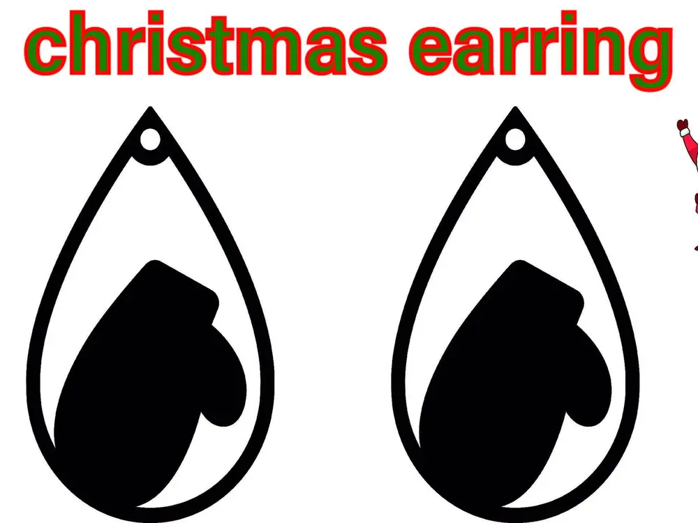 christmas earring