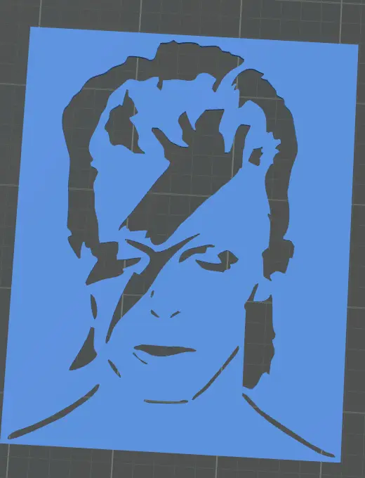 David Bowie Stencil