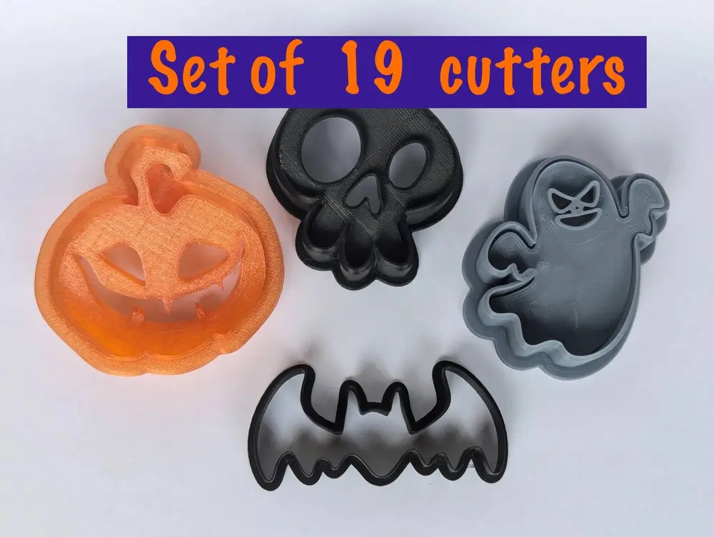 Halloween cookie cutters set