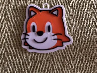 Scractch jr. keychain