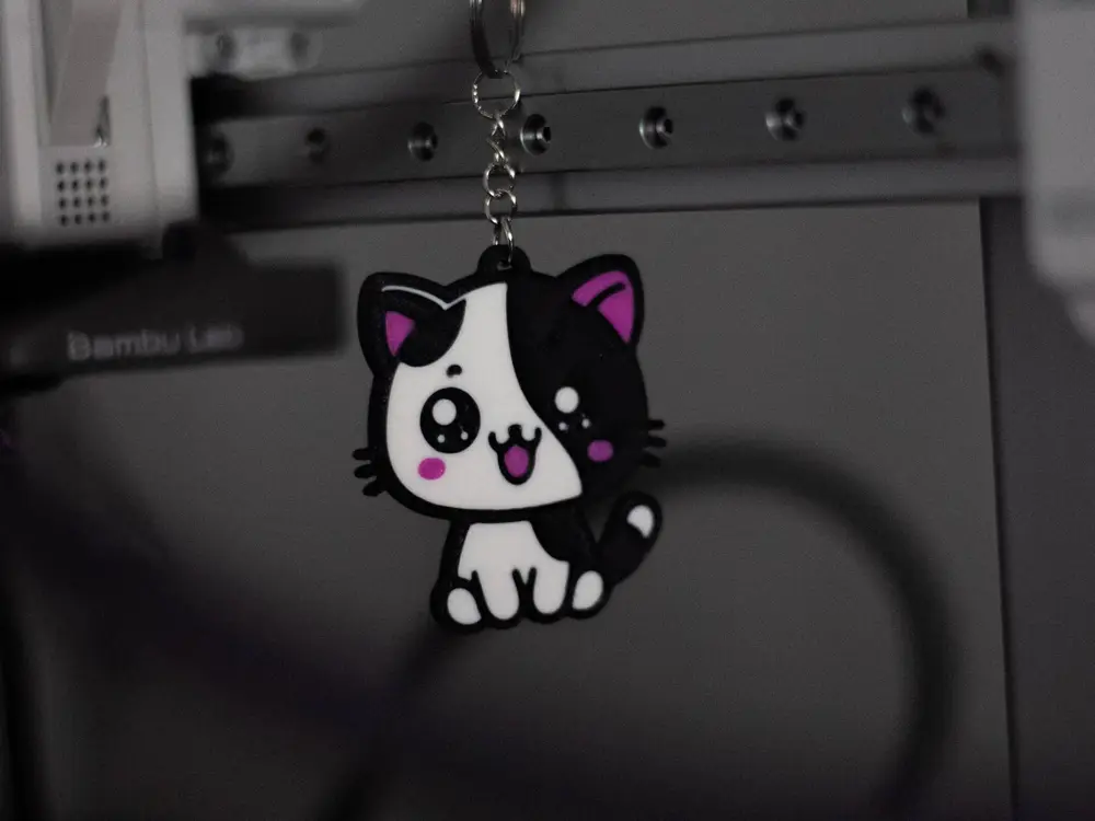 Cute Cat Keychain