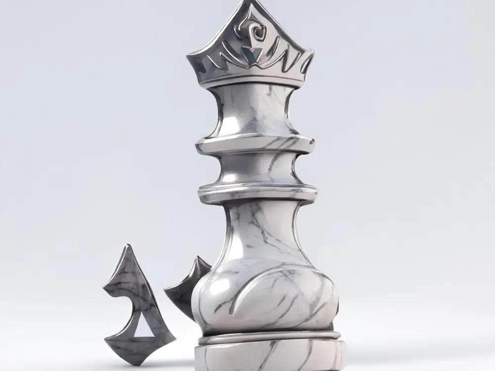 25-金属质感-机械风-国际象棋-皇后