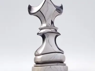26-金属质感-机械风-国际象棋-国王