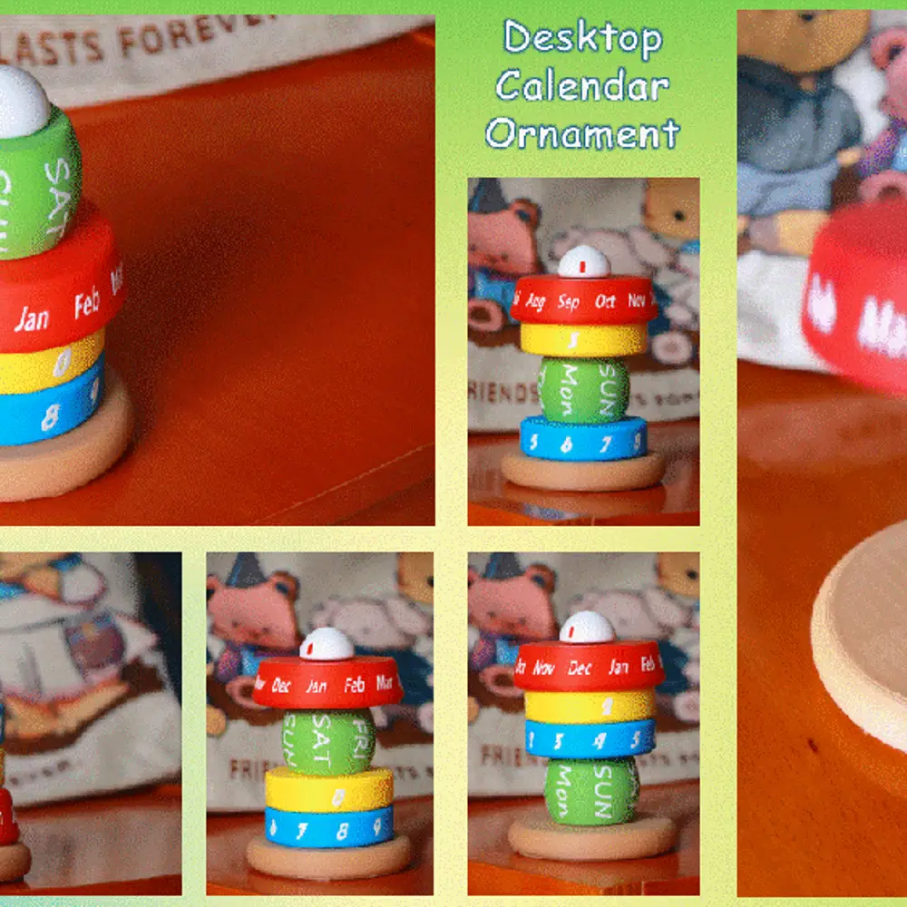 Desktop Calendar Ornament