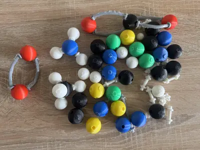 Complete Atom Set - 1,2,3,4,5, and 6 Bond Atoms! (Compatible with most retail sets)