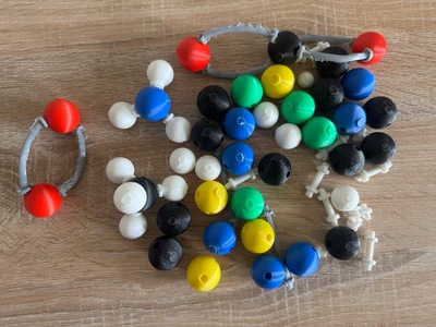 Complete Atom Set - 1,2,3,4,5, and 6 Bond Atoms! (Compatible with most retail sets)