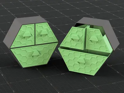 Hexagon Drawer Organizer
