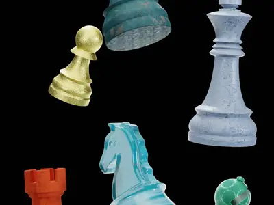 Chess piece set