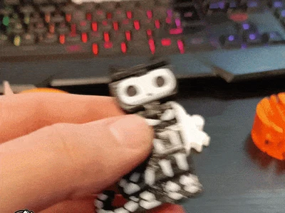 Halloween Flexi Skeleton Cat
