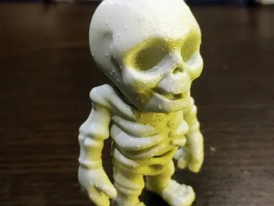 Flexi Baby Skeleton + keychain