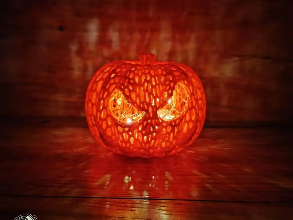Voronoi Halloween Pumpkin | Jack Skellington Style with a Twist