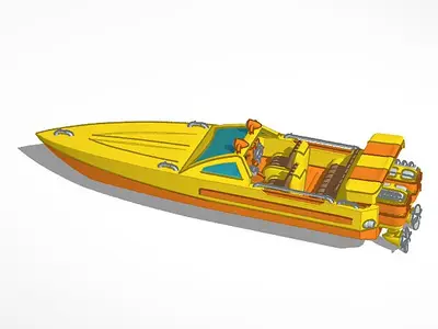 An Attempt at a Luxury Speedboat