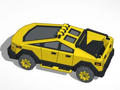 My take on a Cyber / Tesla Truck - Sports Edition