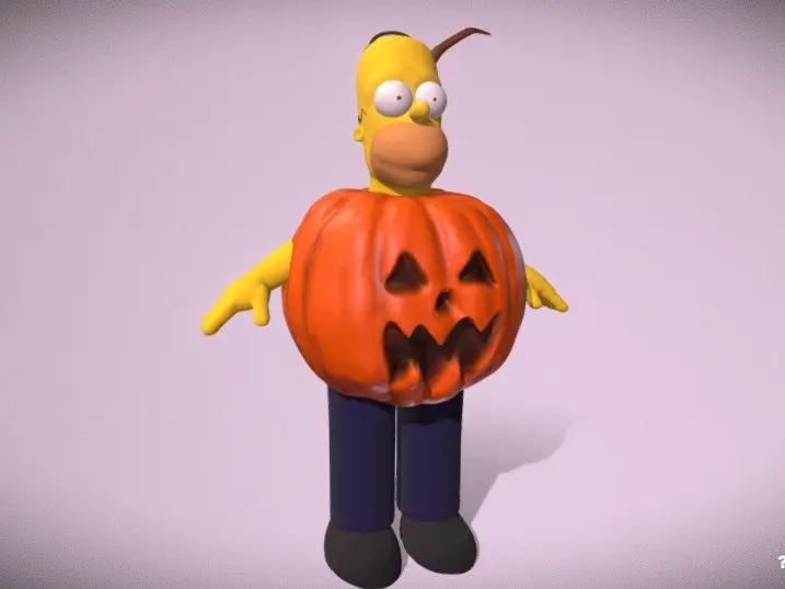 HOMER SIMPSON HALLOWEEN