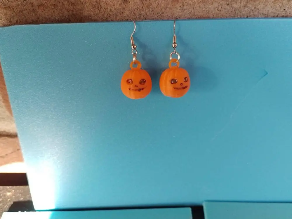 Halloween  Pumpkin earrings