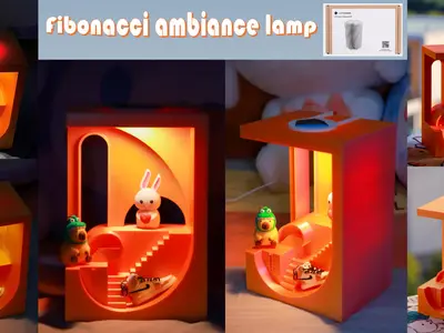Fibonacci ambiance lamp