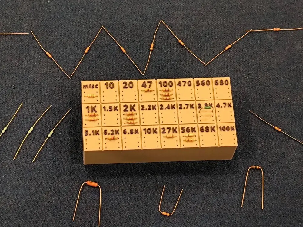Resistor Depot / Organizer v1.1
