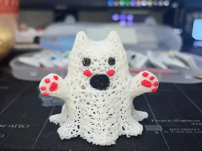 Halloween Ghost Cat