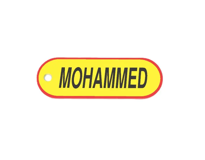 Mohammed Custom Keychain