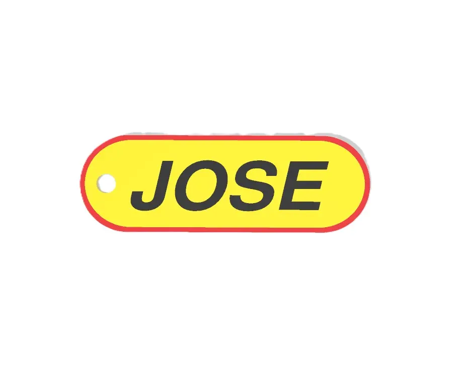 Jose Personalized Keychain