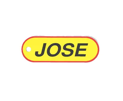 Jose Personalized Keychain