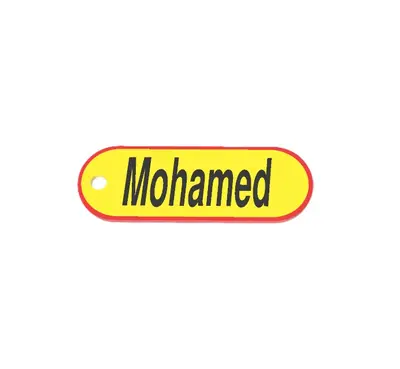 Mohamed Custom Keychain