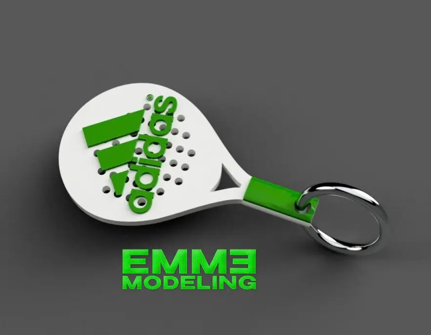 Adidas Padel Racket Keychain