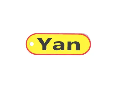 Yan Custom Keychain
