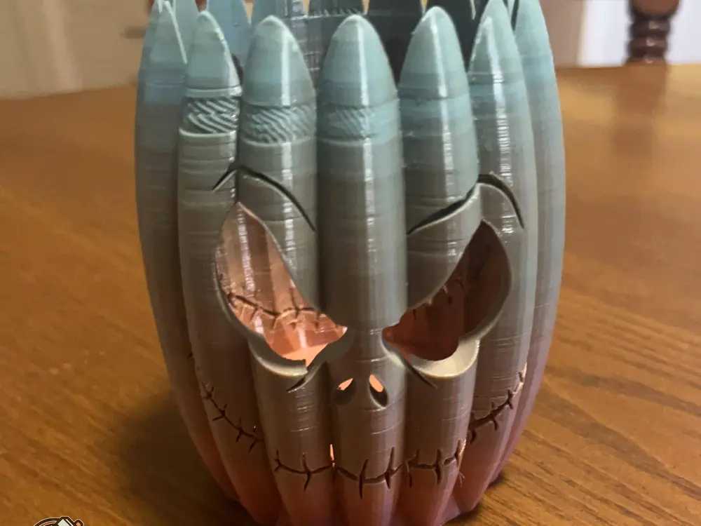 Halloween Pumpkin Pen Holder – Jack Skellington Inspired