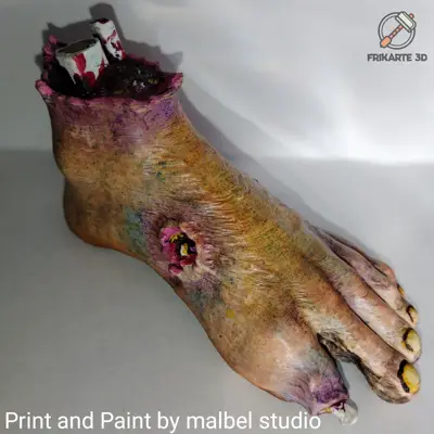 Halloween Bloody Foot