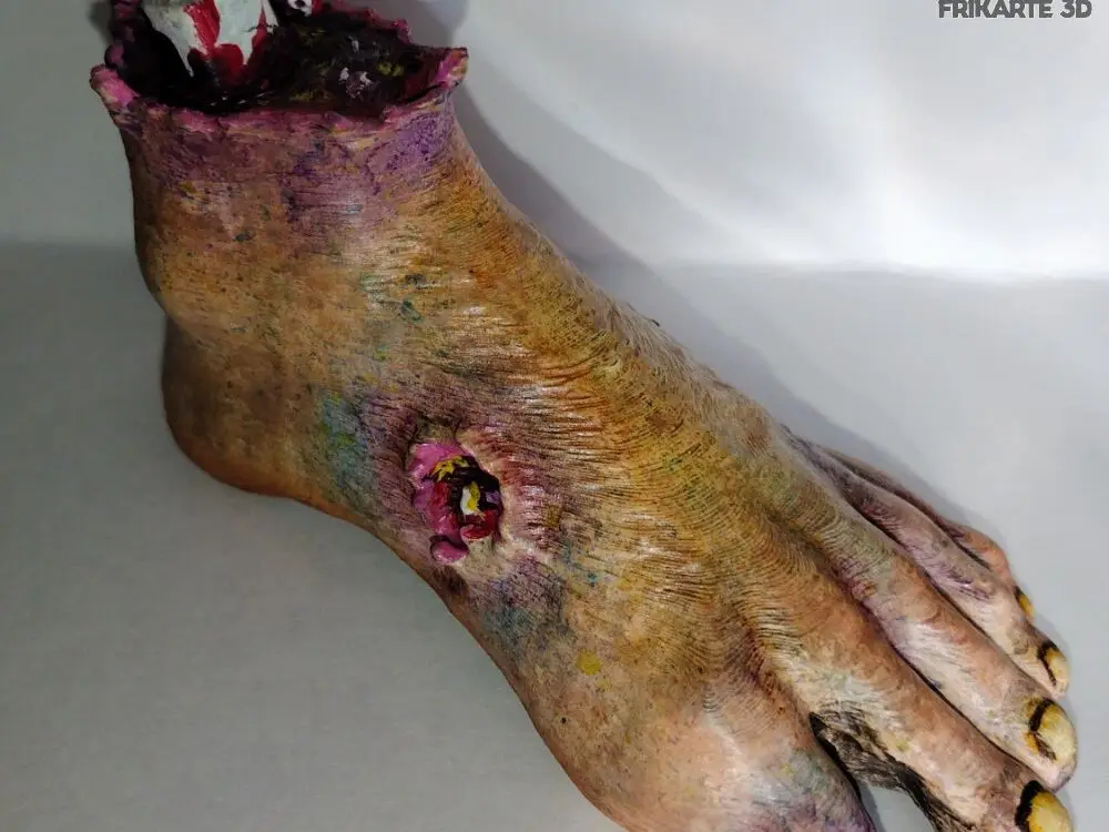 Halloween Bloody Foot