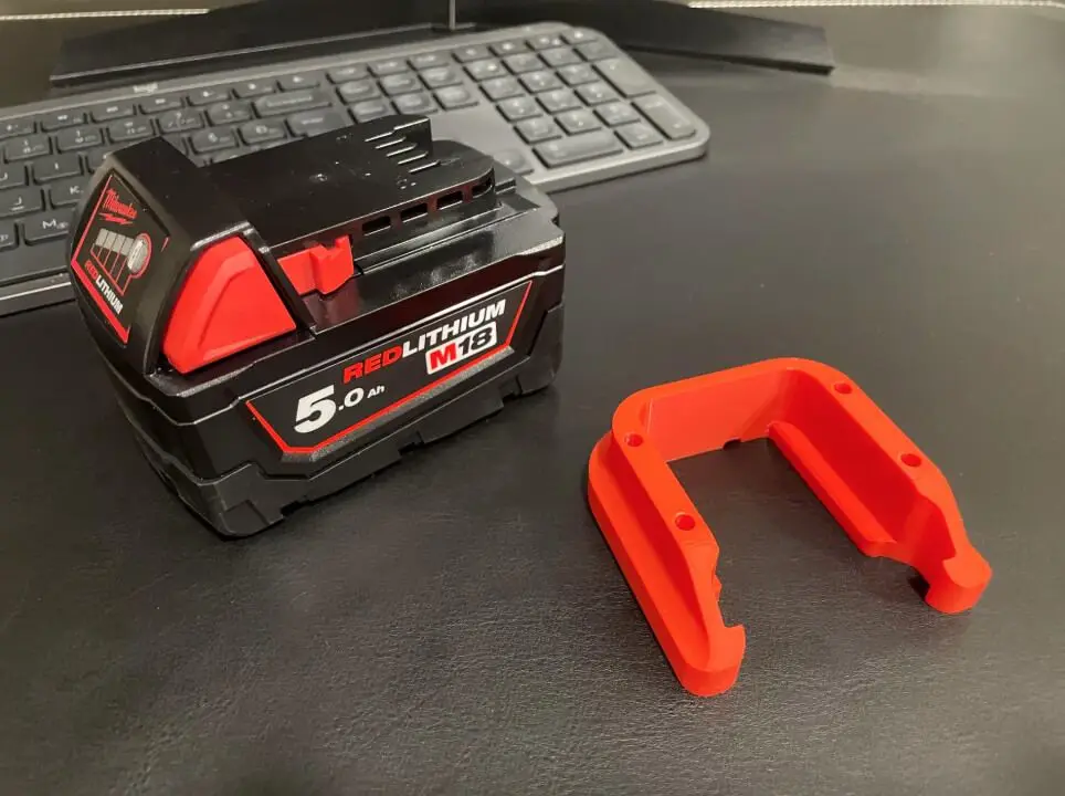 Milwaukee M18 battery holder
