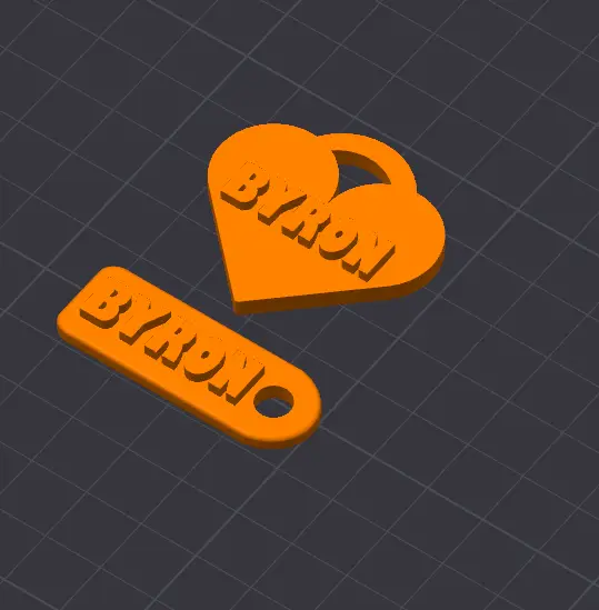Keychain Name Byron