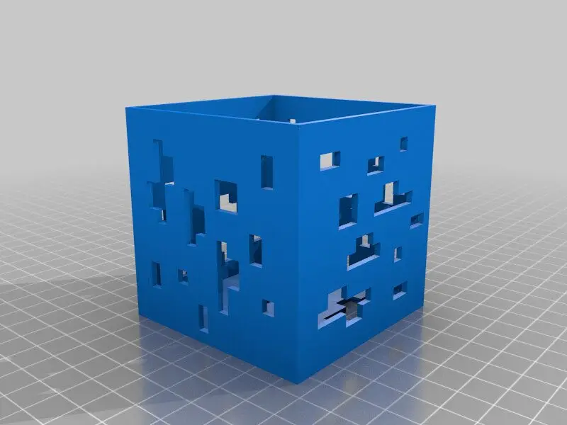 Lampara de Minecracft