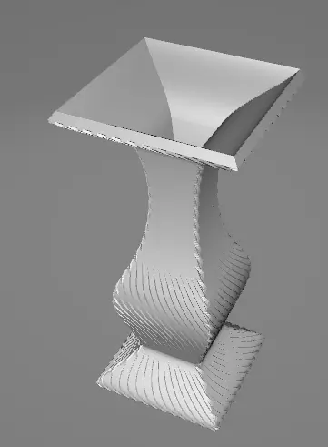 Extraordinary column vase