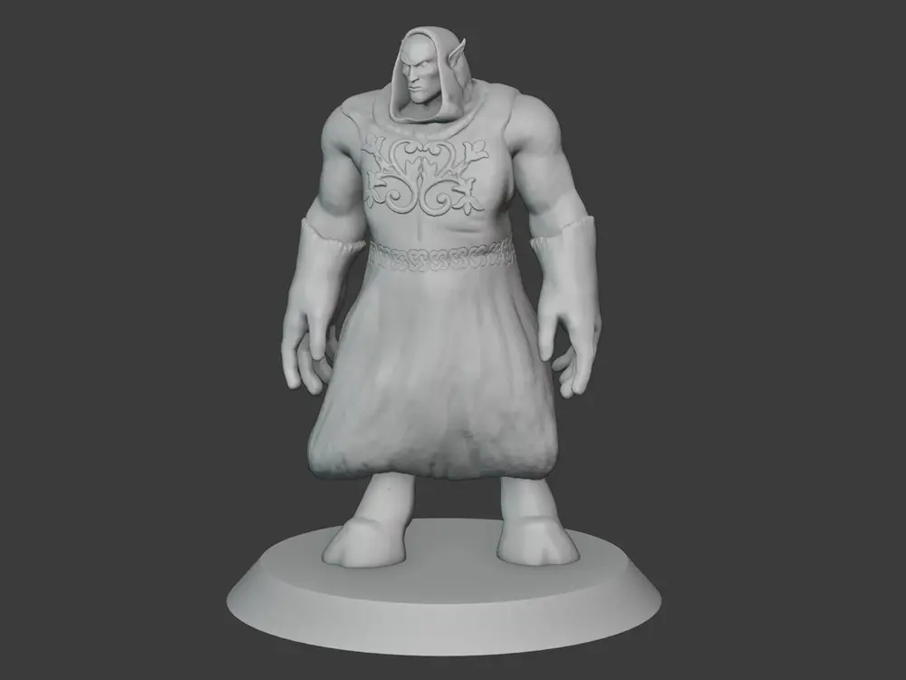 Warcraft Draenei Mage Miniature