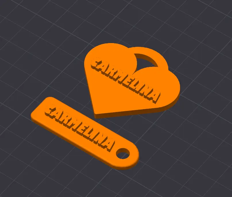 Keychain Name Carmelina