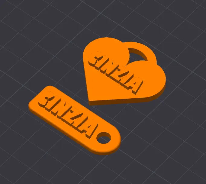 Keychain Name Cinzia