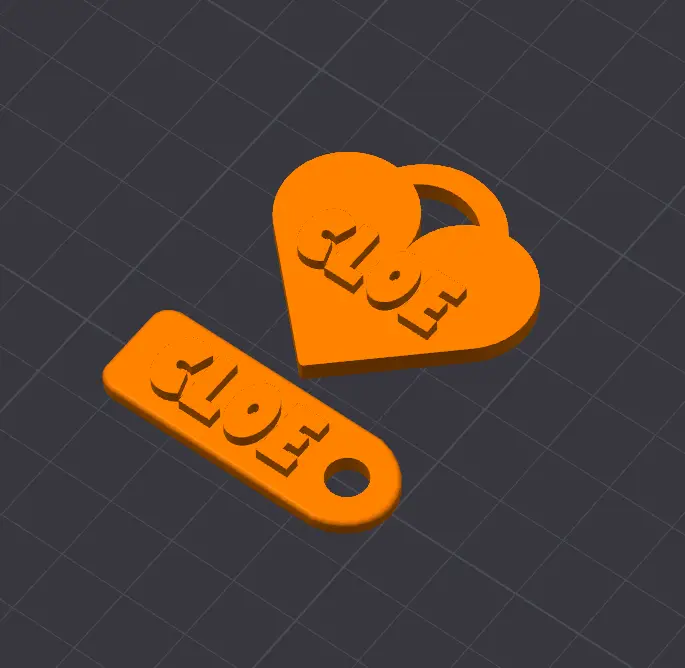 Keychain Name Cloe