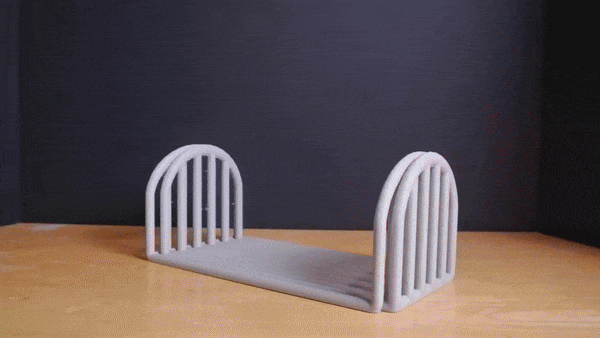 Modern Tabletop Expandable Bookshelf