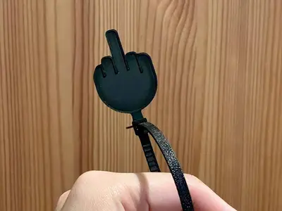 Middle Finger Zip Tie