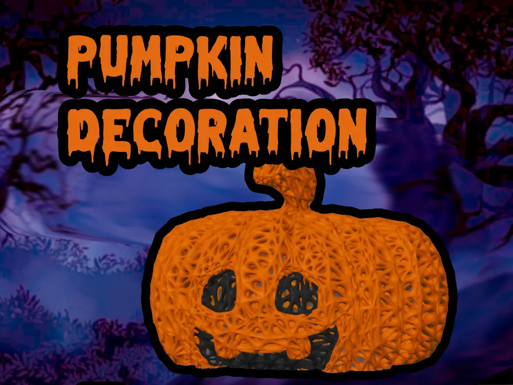 Pumpkin halloween decoration